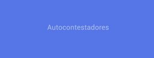 Autocontestadores