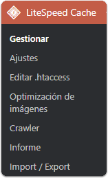 Gestion de cache de Litespeed